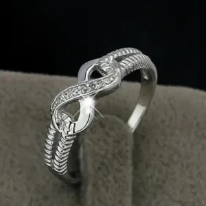 Lucky Letters 8 Shaped Rings For Women